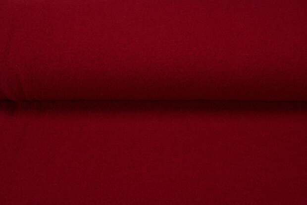 Walkloden dunkelrot 1