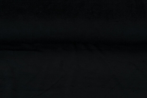 Feincord Jersey schwarz