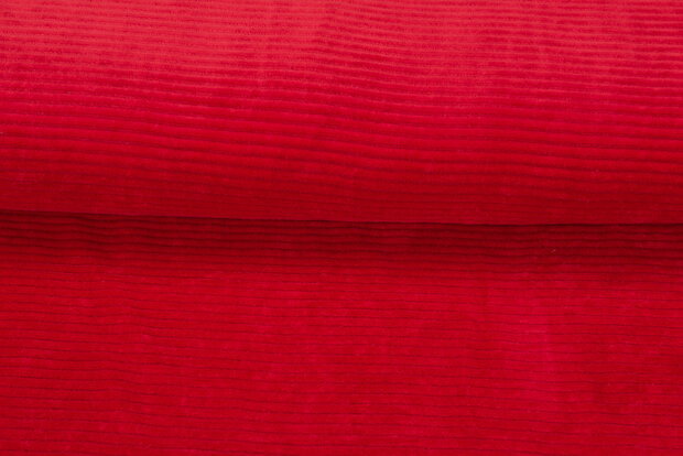 Breitcord Jersey leuchtend rot
