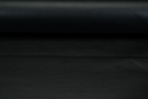 Lederimitat schwarz