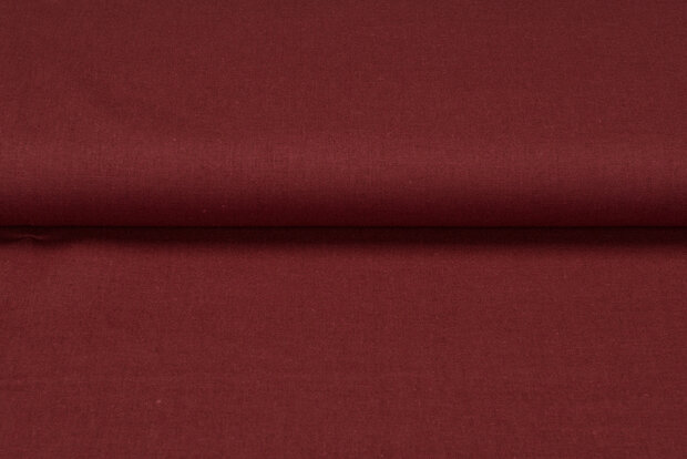 Viskose Leinen mittelrot