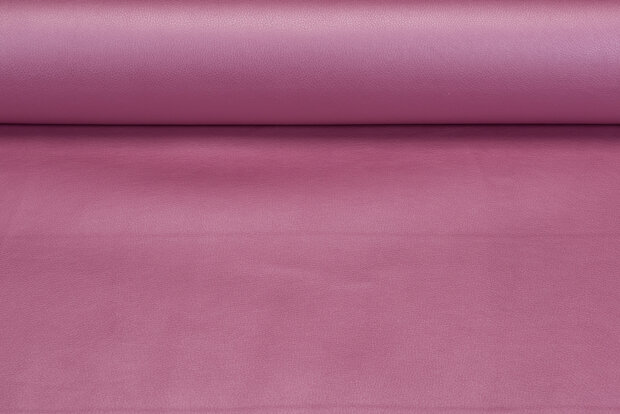 Lederimitat metallic dunkel altrosa