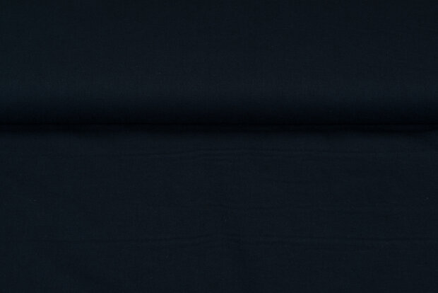 Baumwoll Leinen dunkelblau