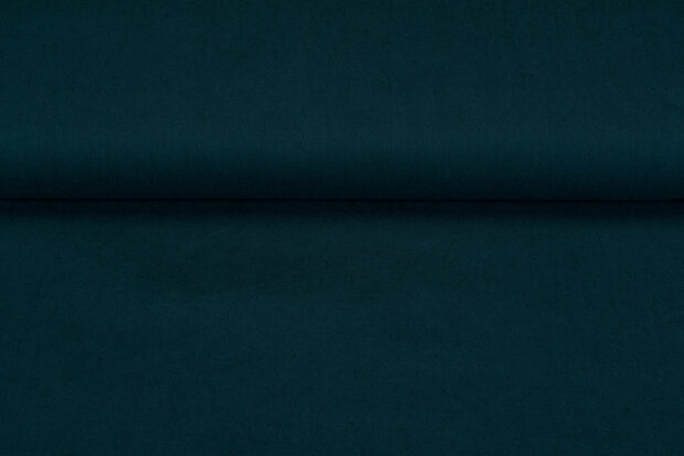 Baumwoll Leinen dunkelpetrol