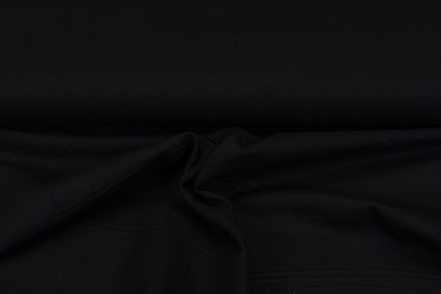 Baumwoll Leinen schwarz