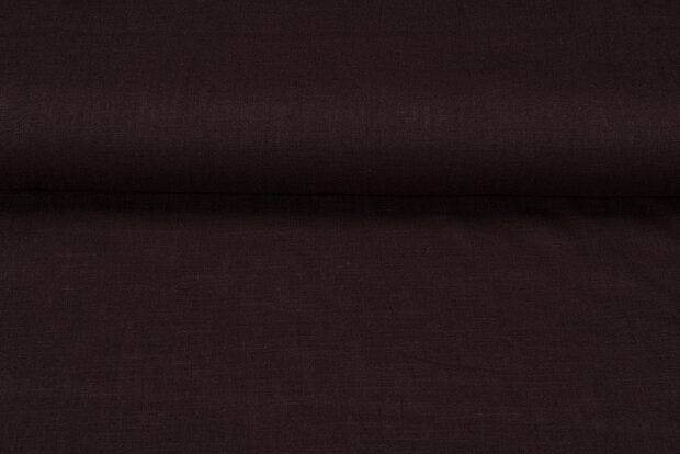 Leinen dunkelbraun