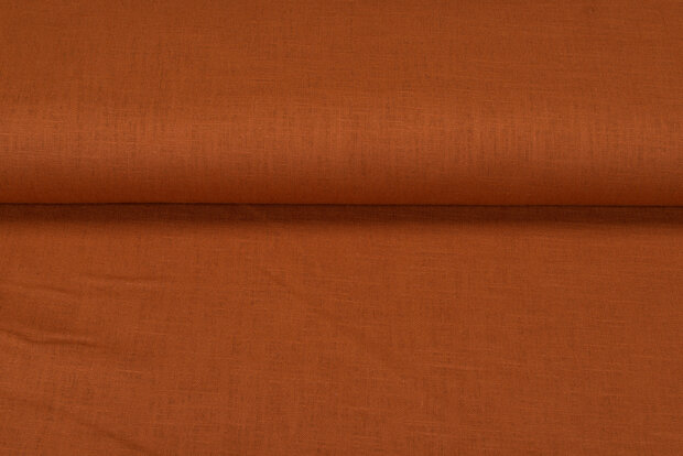 Leinen rost orange