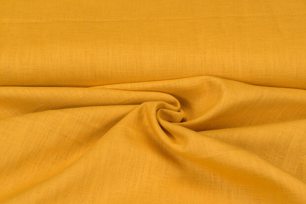 Leinen ockergelb 1