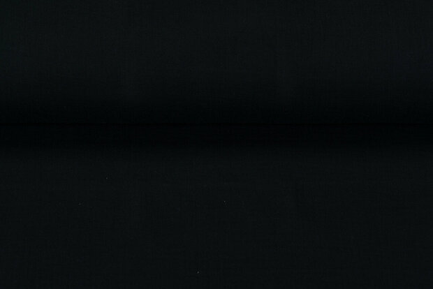 Baumwoll Musselin uni schwarz