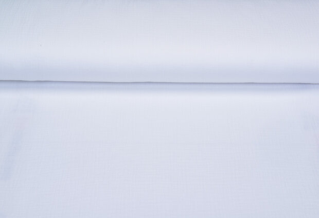 Baumwoll Musselin uni off-white