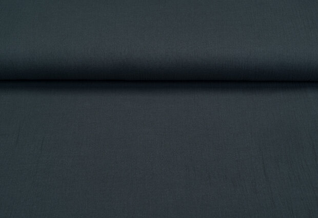 Baumwoll Musselin uni gr&uuml;n-grau