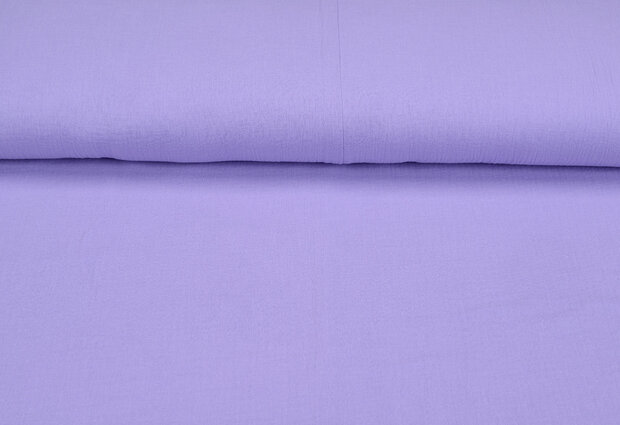 Baumwoll Musselin uni flieder