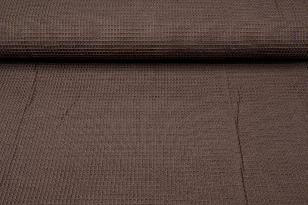 Waffeltuch fein braun