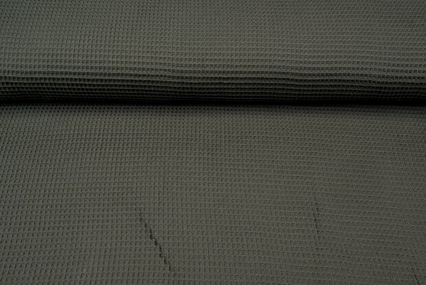 Waffeltuch fein armeegr&uuml;n