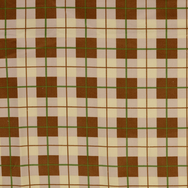 Feincord scottish retro sand-braun