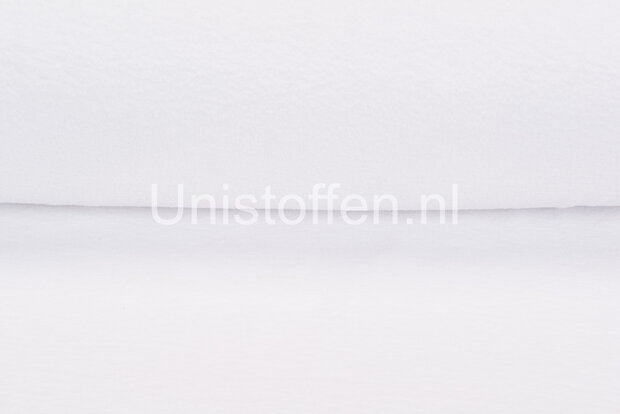 Baumwolle Fleece weiss