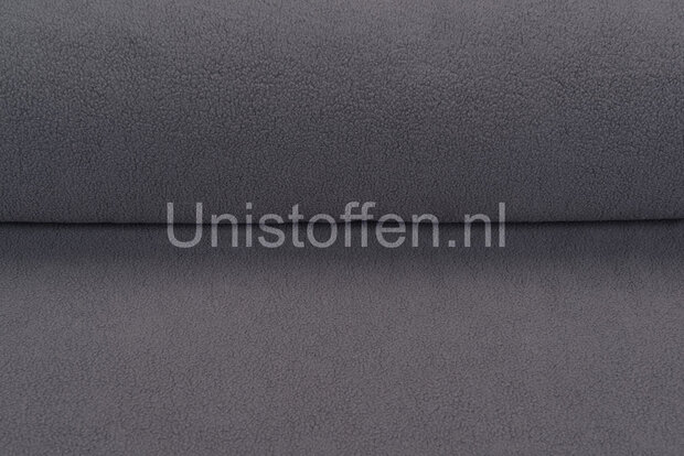 Baumwolle Fleece grau