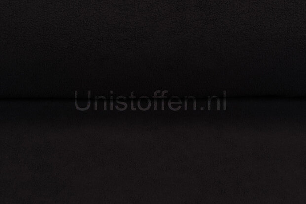 Baumwolle Fleece schwarz