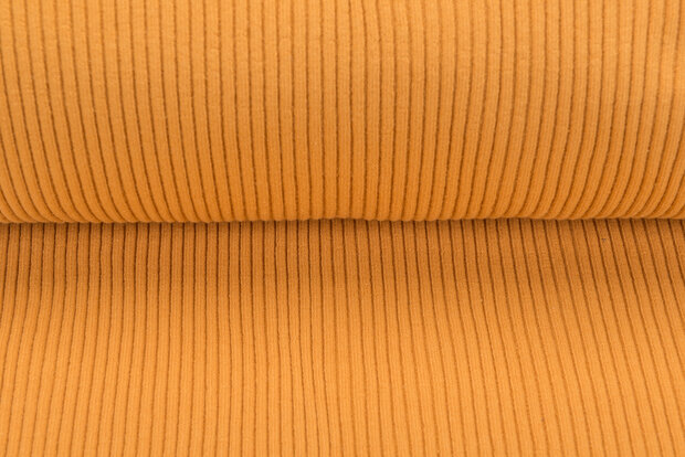 Grobstrickb&uuml;ndchen ockergelb