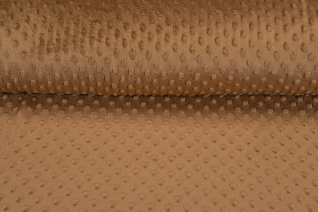 Minky Fleece bronze - kamel