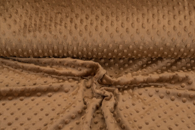 Minky Fleece bronze - kamel