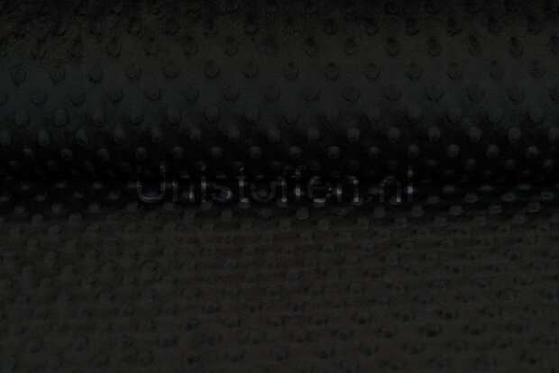 Minky Fleece schwarz