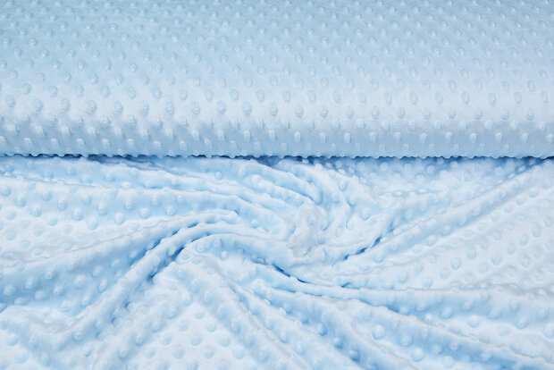 Minky fleece hellblau