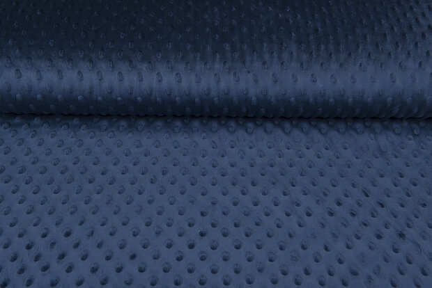Minky fleece dunkelblau