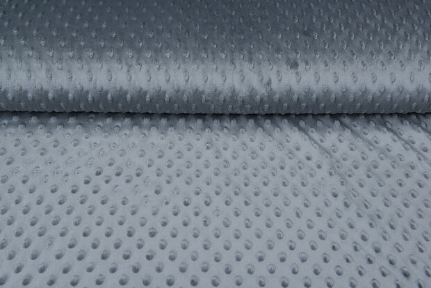 Minky fleece dunkelgrau