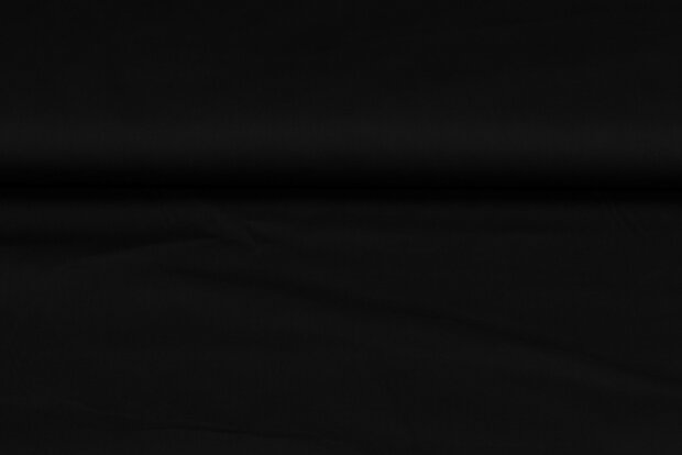 Baumwolle Popeline uni schwarz