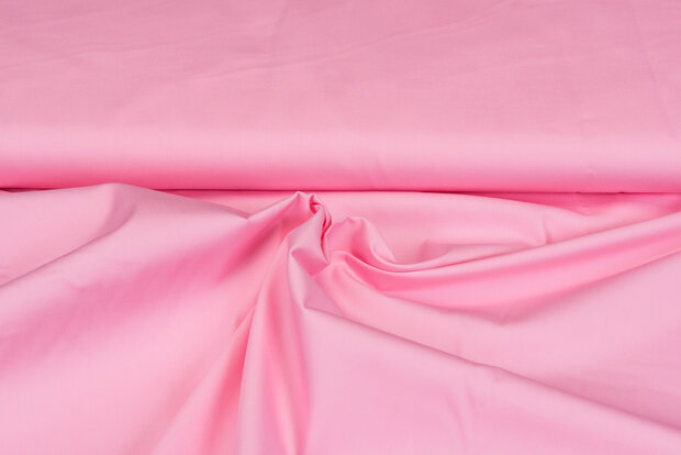 Baumwolle Popeline uni rosa