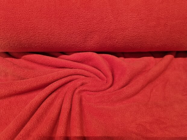 Micro Fleece anti-pilling rood