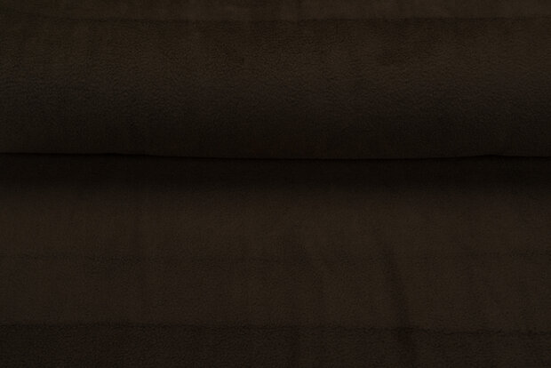 Micro Fleece anti-pilling dunkelbraun