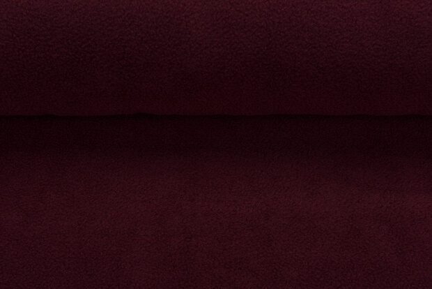 Micro Fleece anti-pilling dunkelrot