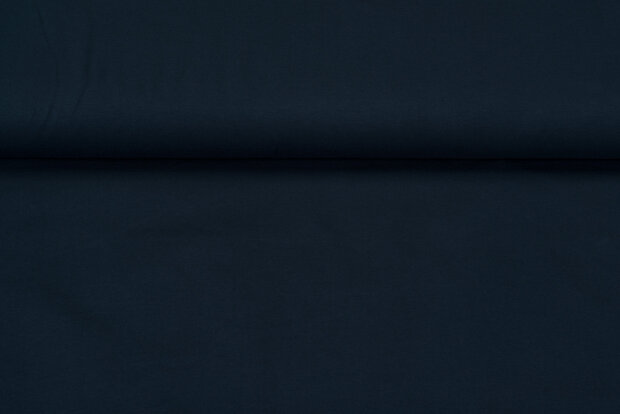 Baumwolljersey uni dunkelblau