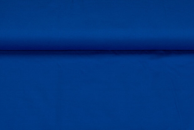 Baumwolljersey uni kobaltblau
