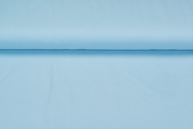 Baumwolljersey uni hellblau