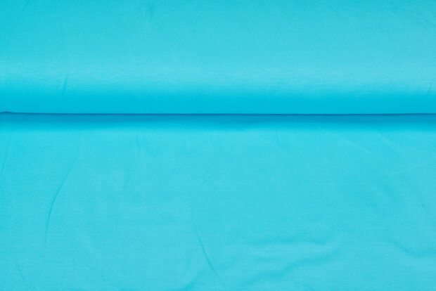 Baumwolljersey uni hell aqua