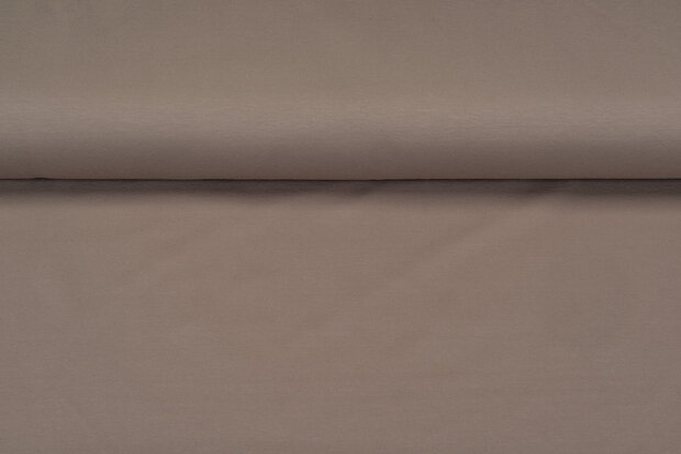Baumwolljersey uni taupe