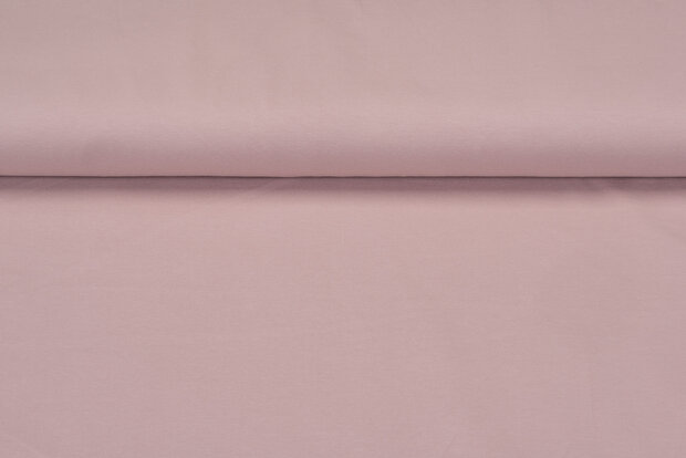 Baumwolljersey uni altrosa
