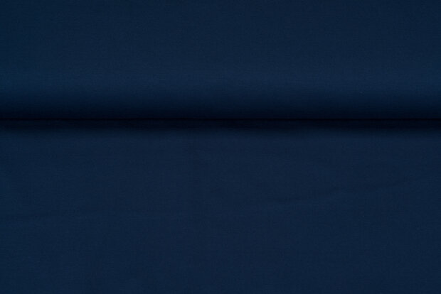 Baumwolljersey uni marineblau