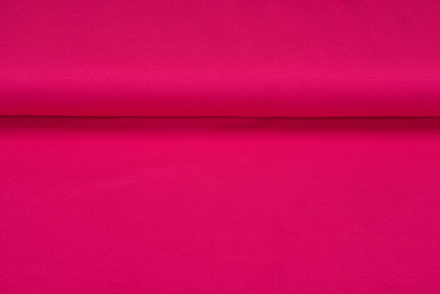 Baumwolljersey uni dunkelrosa