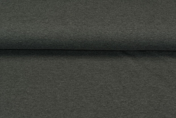 French Terry dunkelgrau meliert