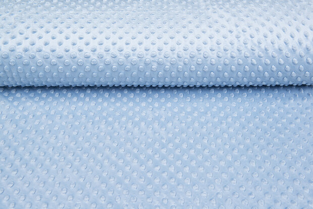 Minky fleece pastellblau