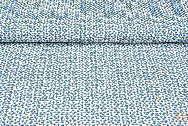 Baumwolljersey bedruckt abstract mint