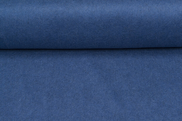 Filz 2mm blau meliert