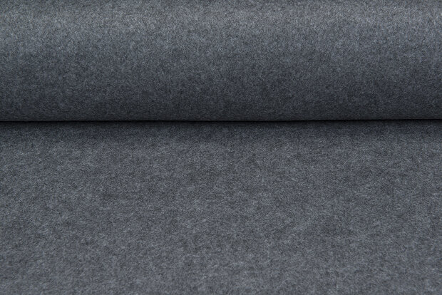 Filz 2mm dunkelgrau meliert