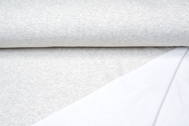 Alpenfleece hellgrau meliert