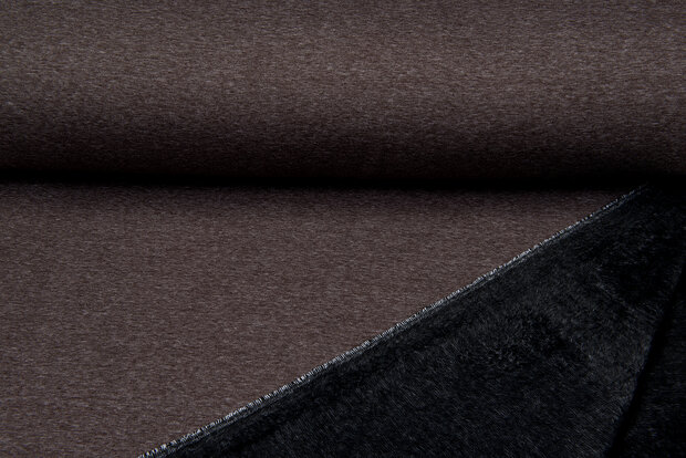 Alpenfleece braun meliert