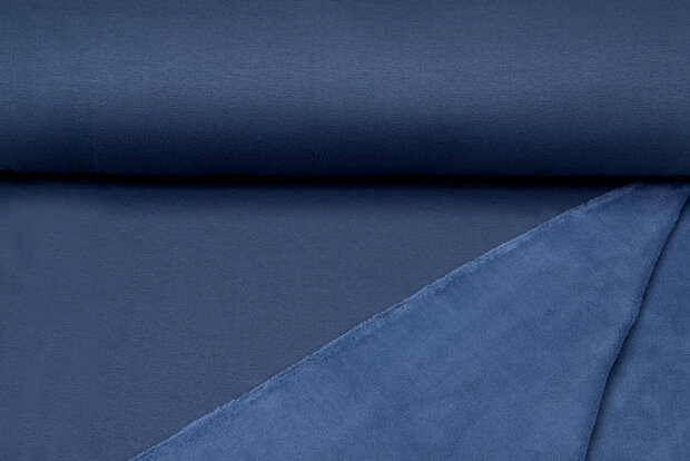 Alpenfleece metalblau